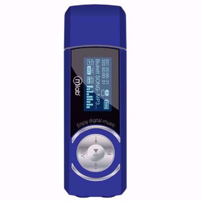 Reproductor 7014 - MP3 batería recargable 8GB Color Azul