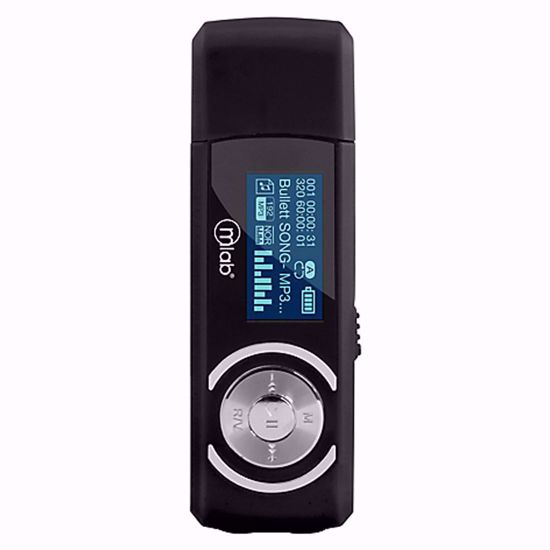 Reproductor 7015 - MP3 batería recargable 8GB Color negro