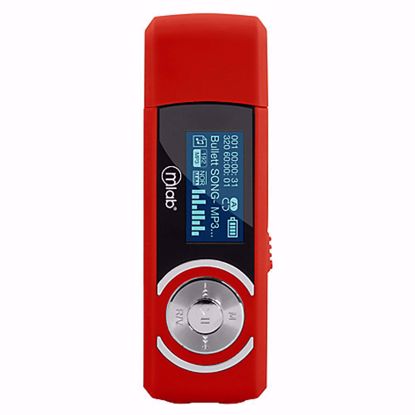 Reproductor 7017 - MP3 batería recargable 8GB Color Rojo