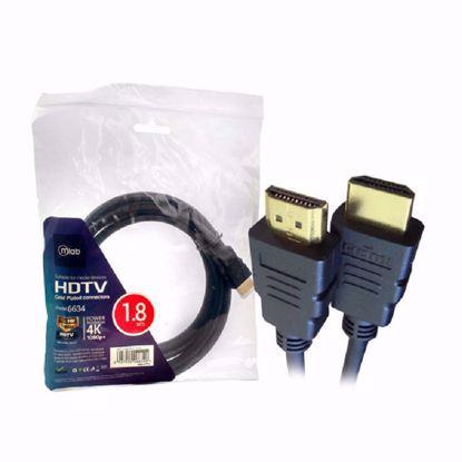 Cable 6634 - HDMI 1,8 mts. BLK 